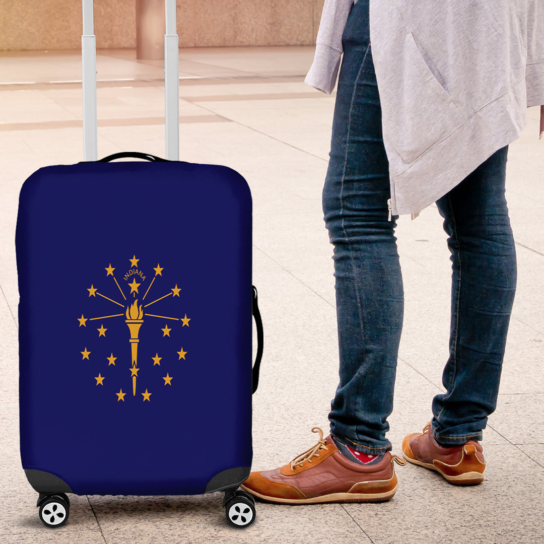 Luggage Cover Flag Of Indiana Luggage Cover