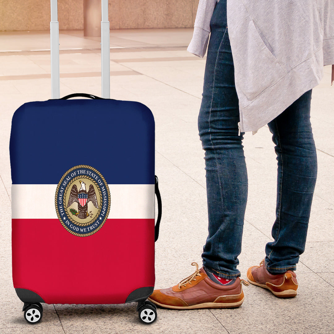 Luggage Cover Flag of Mississippi State Flag Luggage Cover