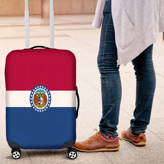 Luggage Cover Flag Of Missouri Luggage Cover
