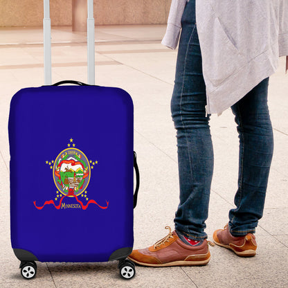 Luggage Cover Flag Of Minnesota Designed In 1893 Luggage Cover