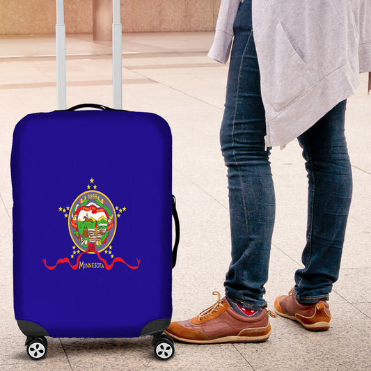 Luggage Cover Flag Of Minnesota Designed In 1893 Luggage Cover