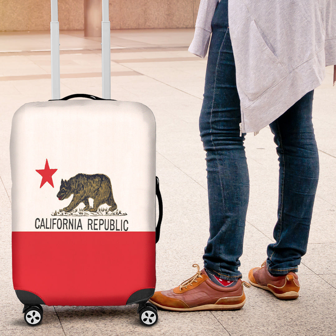 Luggage Cover Flag Of California 1909 Luggage Cover