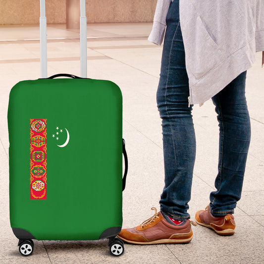 Luggage Cover Flag of Turkmenistan Luggage Cover