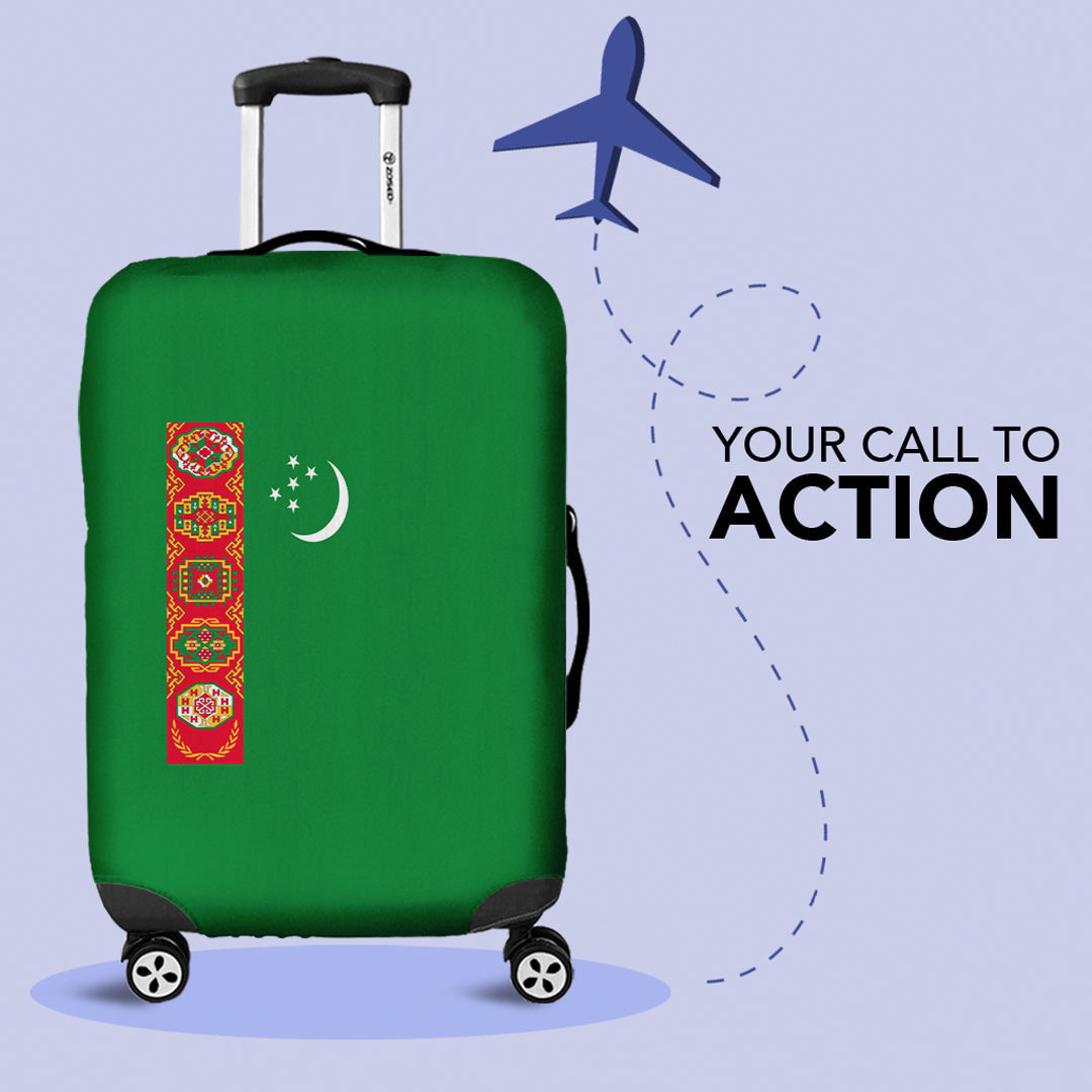 Luggage Cover Ethiopia Flag Of Addis Ababa Luggage Cover