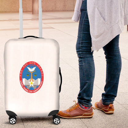 Luggage Cover Ethiopia Flag Of Addis Ababa Luggage Cover