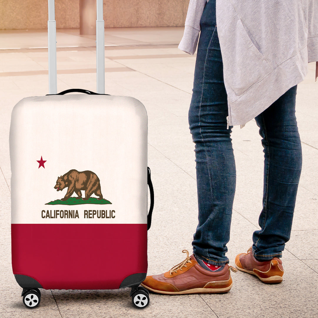 Luggage Cover Flag of California Luggage Cover