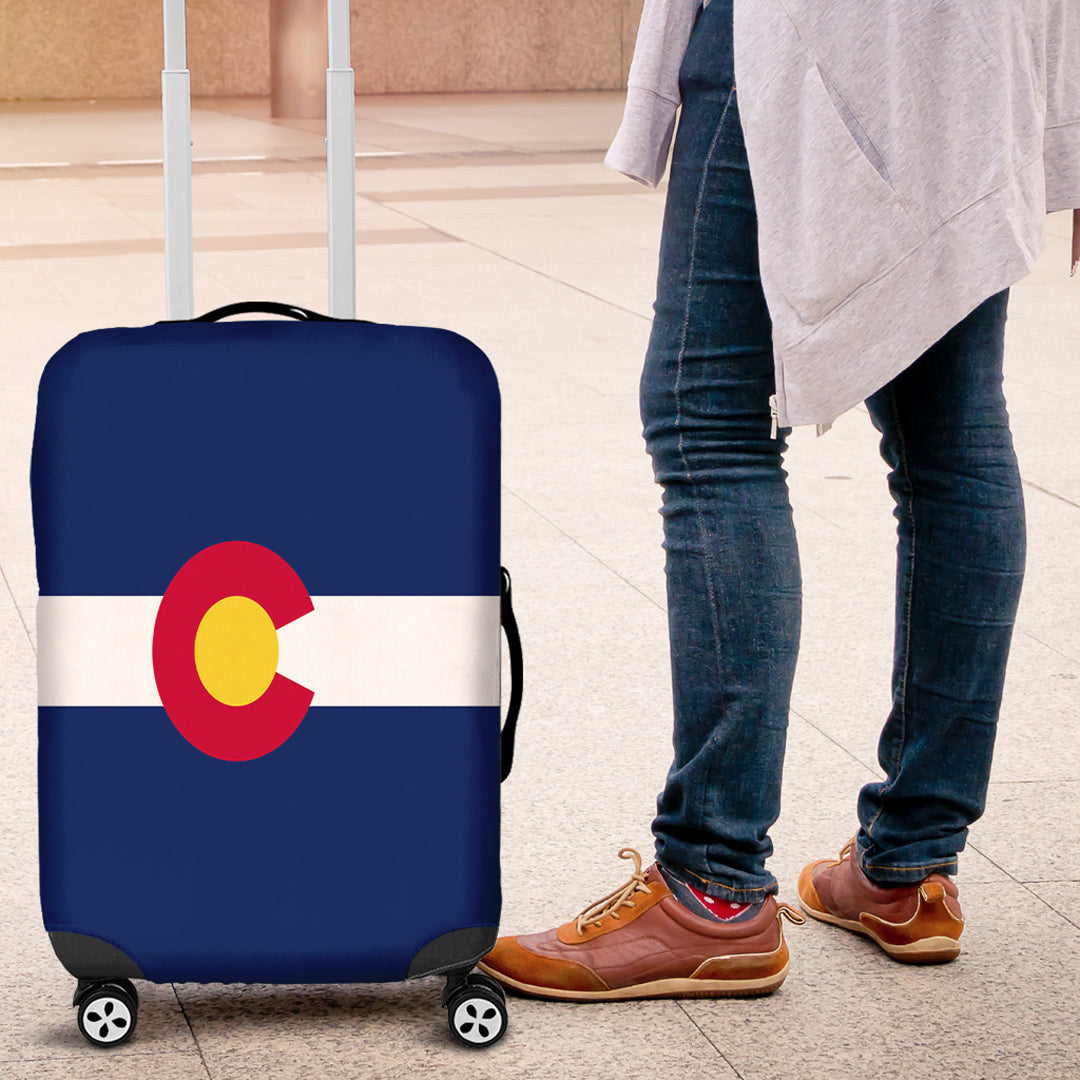 Luggage Cover Flag Of Colorado Luggage Cover