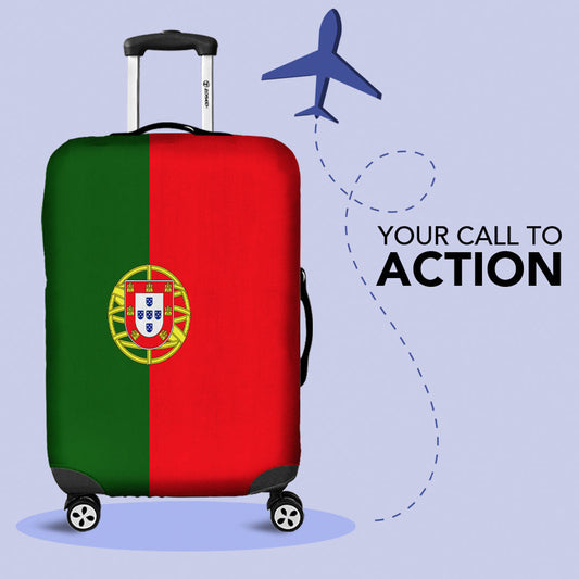 Luggage Cover Canada Flag Of New Brunswick Luggage Cover
