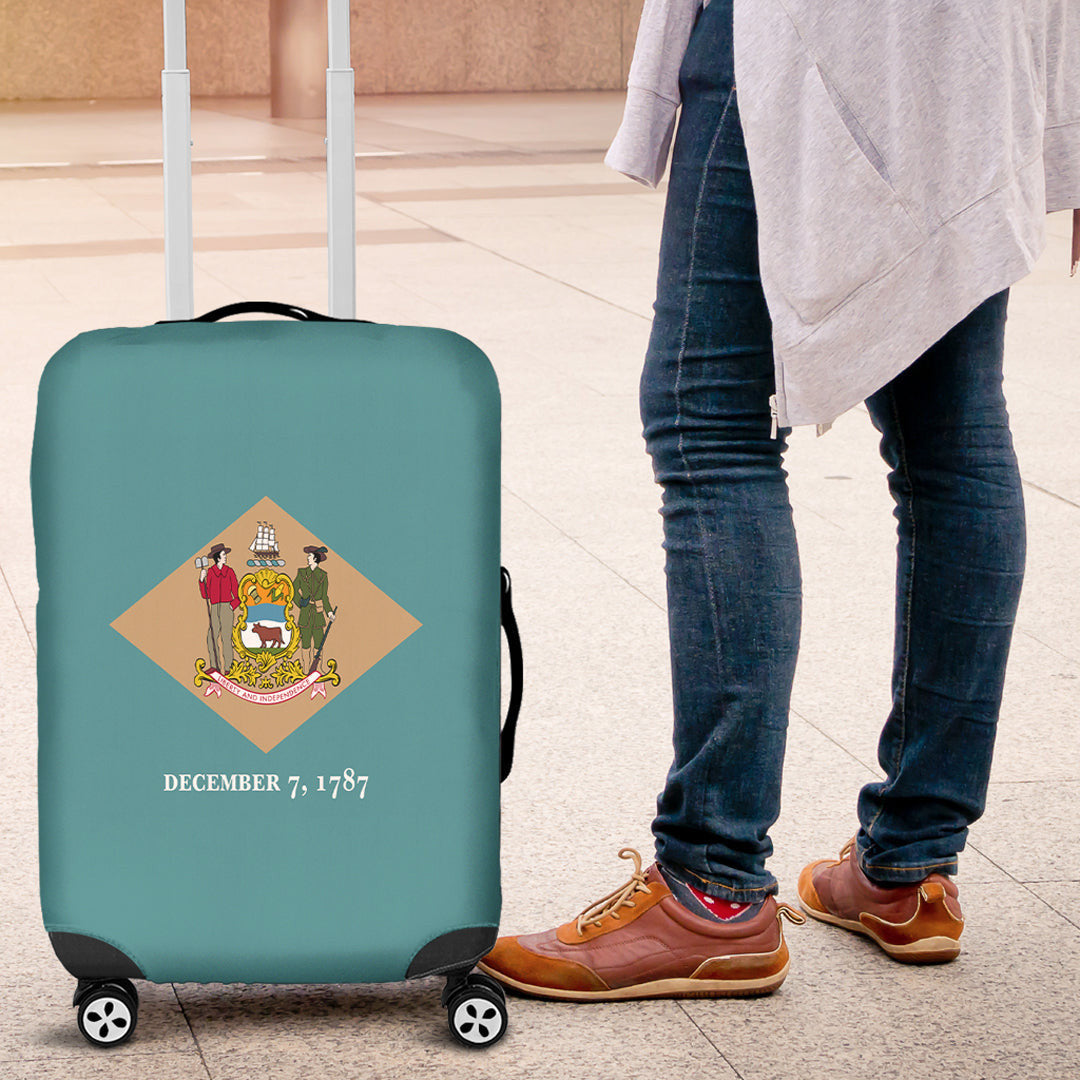 Luggage Cover Flag of Delaware Luggage Cover