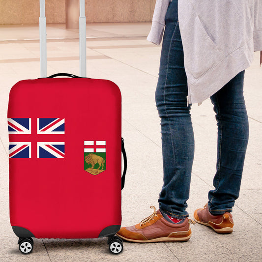 Luggage Cover Canada Flag Of Manitoba Luggage Cover