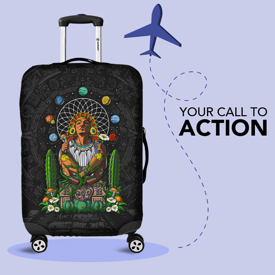 Luggage Covers Aztec Jaguar Warrior Luggage Covers