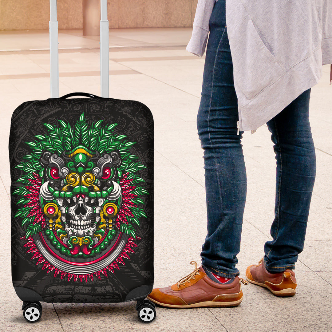 Luggage Covers Quetzalcoatl Aztec Warrior Luggage Covers