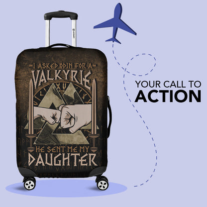Luggage Covers I Asked Odin For A Valkyrie He Sent Me My Daughter Luggage Covers