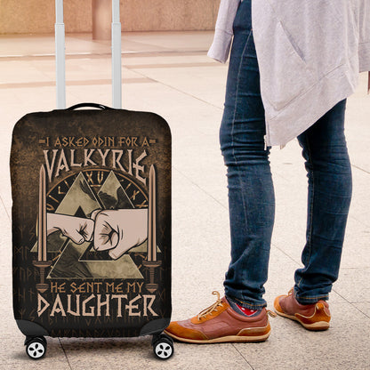 Luggage Covers I Asked Odin For A Valkyrie He Sent Me My Daughter Luggage Covers