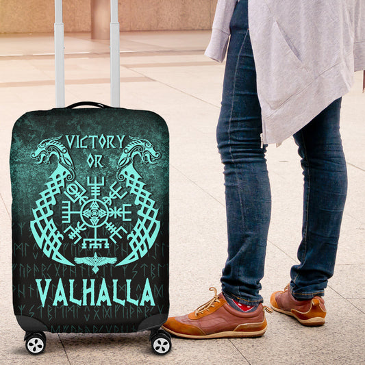 Luggage Covers Victory or Valhalla Cyan Version Luggage Covers