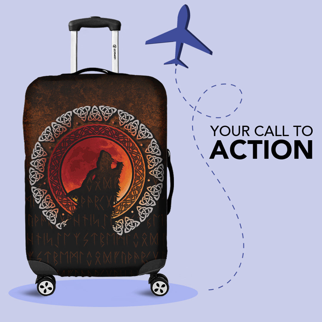 Luggage Covers Fenrir Norse Wolf Son of Loki Luggage Covers