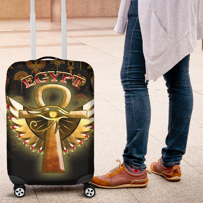Luggage Covers Ankh And Horus Egyptian Luggage Covers