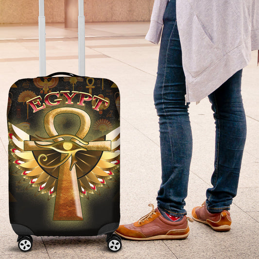 Luggage Covers Ankh And Horus Egyptian Luggage Covers