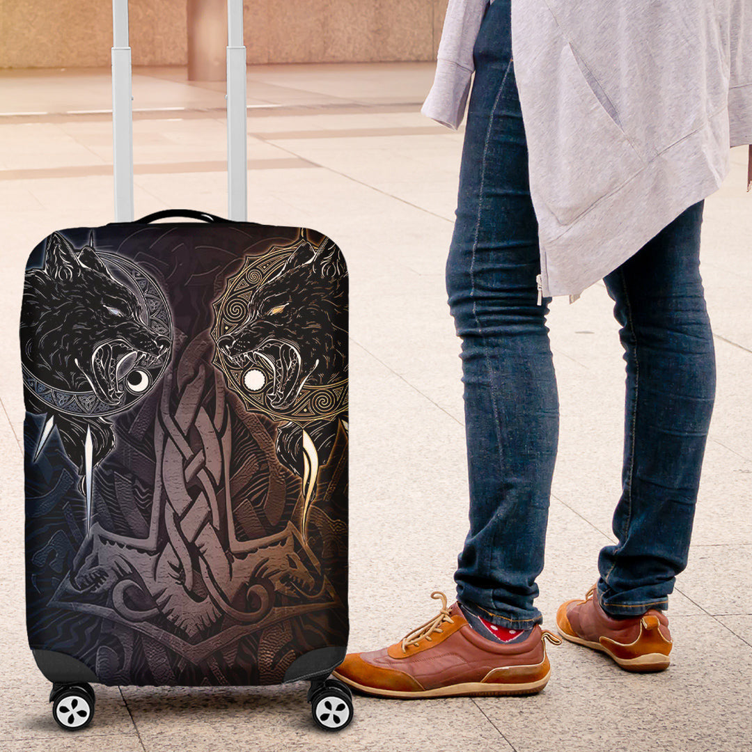 Luggage Covers Skoll and Hati Fix Mjolnir Style Luggage Covers