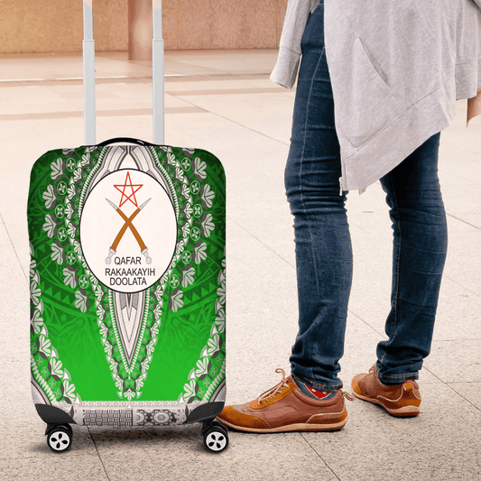 Africazone Africa Luggage Cover Afar Ethiopia National Regional State Luggage Cover Vintage African Dashiki