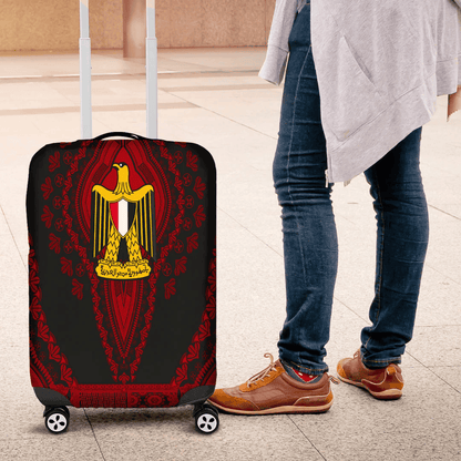 Africazone Africa Luggage Cover Gabon Luggage Cover Vintage African Dashiki