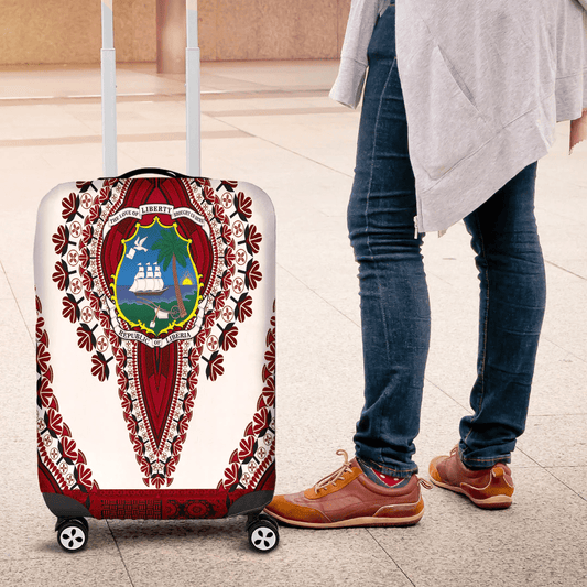 Africazone Africa Luggage Cover Democratic Republic Of The Congo Luggage Cover Vintage African Dashiki