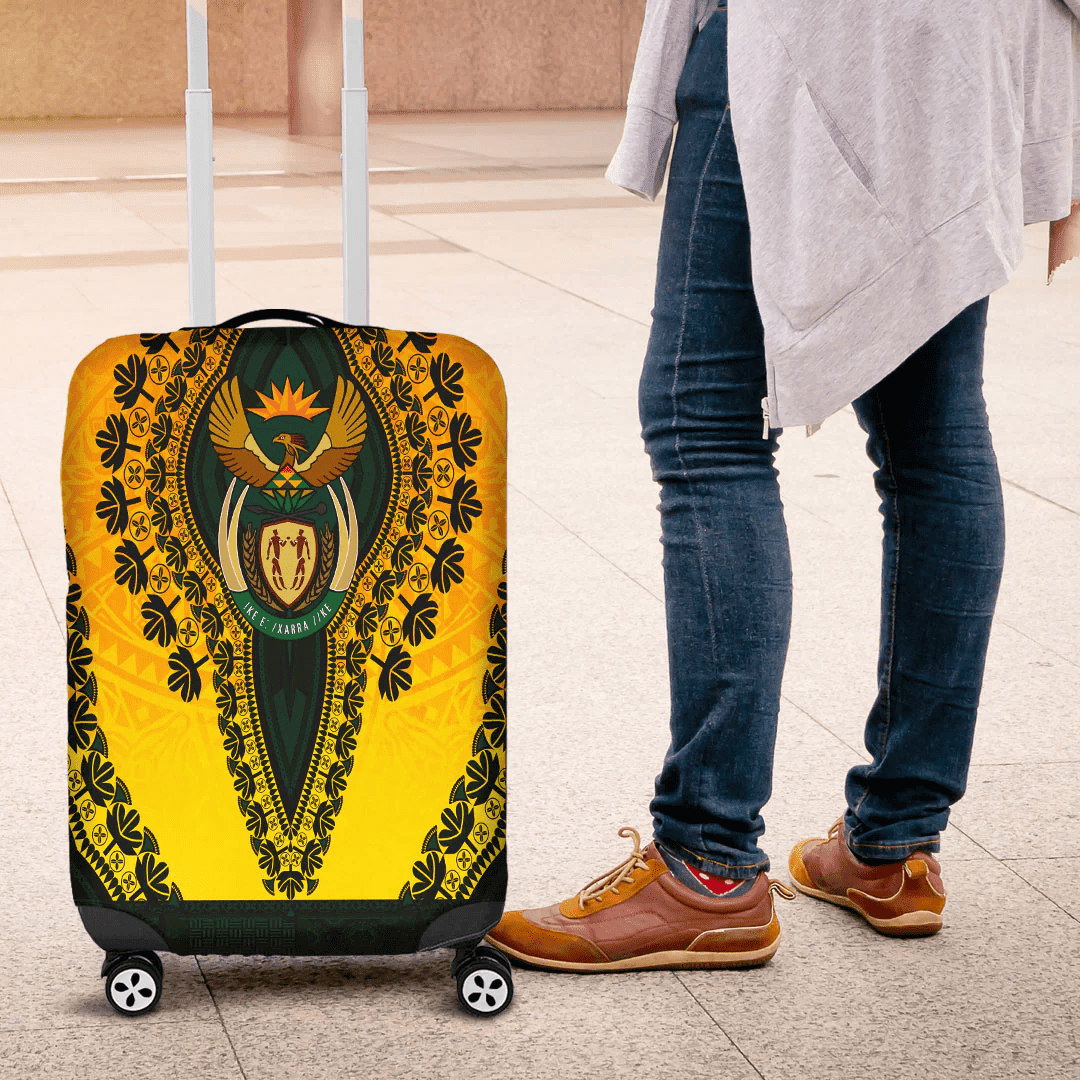 Africazone Africa Luggage Cover Zambia Luggage Cover Vintage African Dashiki