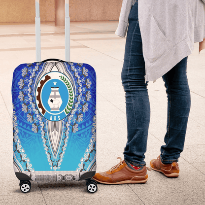 Africazone Africa Luggage Cover Somali Ethiopia National Regional State Luggage Cover Vintage African Dashiki