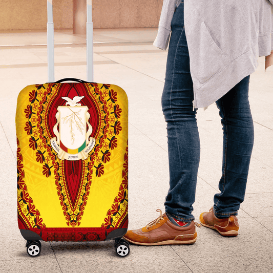 Africazone Africa Luggage Cover Lesotho Luggage Cover Vintage African Dashiki