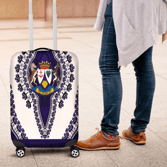 Africazone Africa Luggage Cover Western Cape Region of South Africa Luggage Cover Vintage African Dashiki
