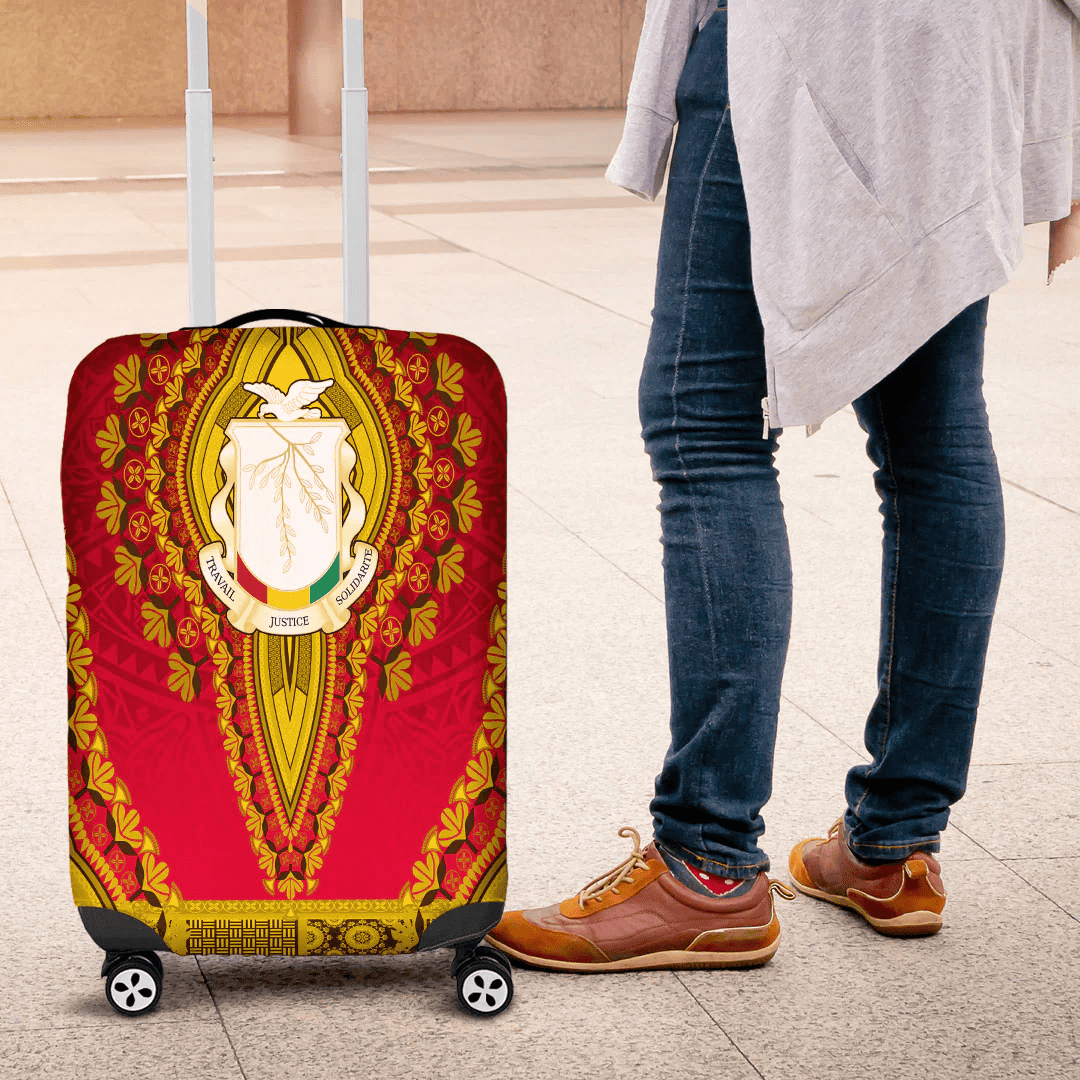 Africazone Africa Luggage Cover Guinea Luggage Cover Vintage African Dashiki