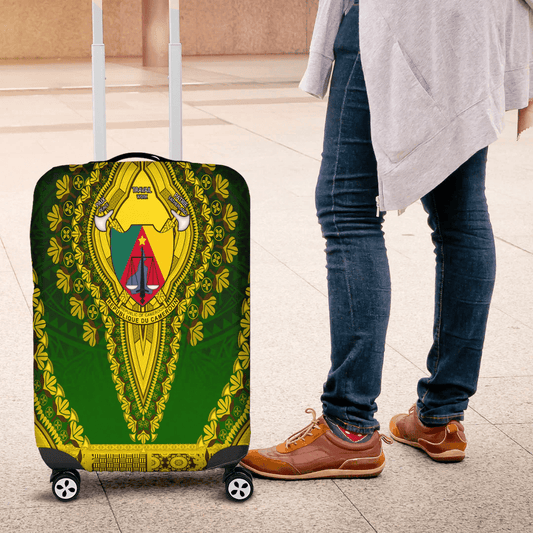Africazone Africa Luggage Cover Cameroon Luggage Cover Vintage African Dashiki