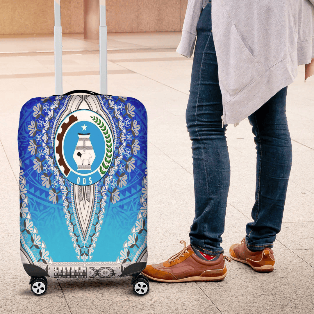 Africa Luggage Cover Somali Ethiopia National Regional State Luggage Cover Vintage African Dashiki