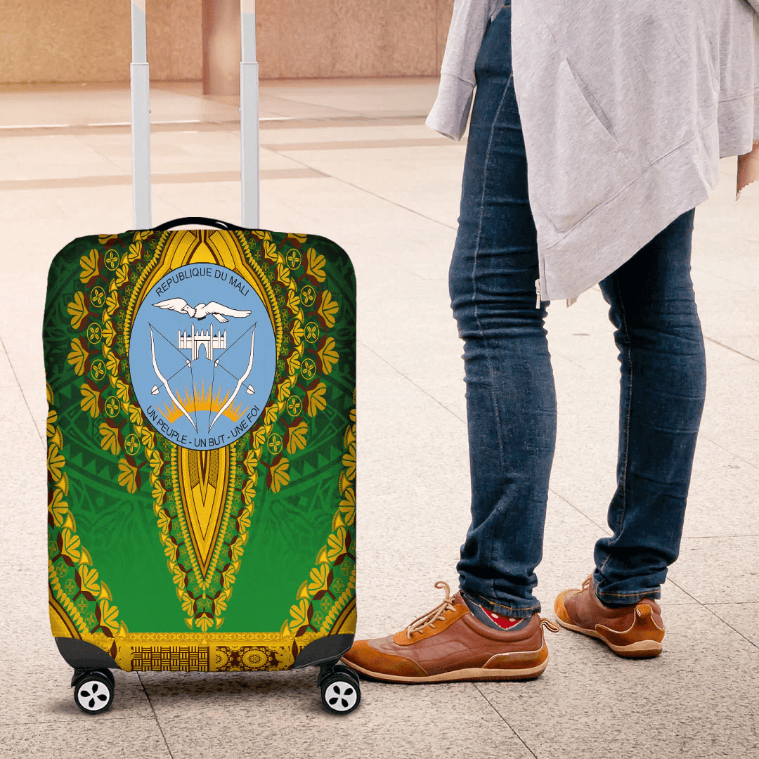 Africa Luggage Cover Mali Luggage Cover Vintage African Dashiki