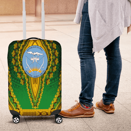 Africa Luggage Cover Mali Luggage Cover Vintage African Dashiki