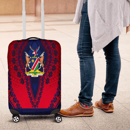 Africa Luggage Cover Namibia Luggage Cover Vintage African Dashiki