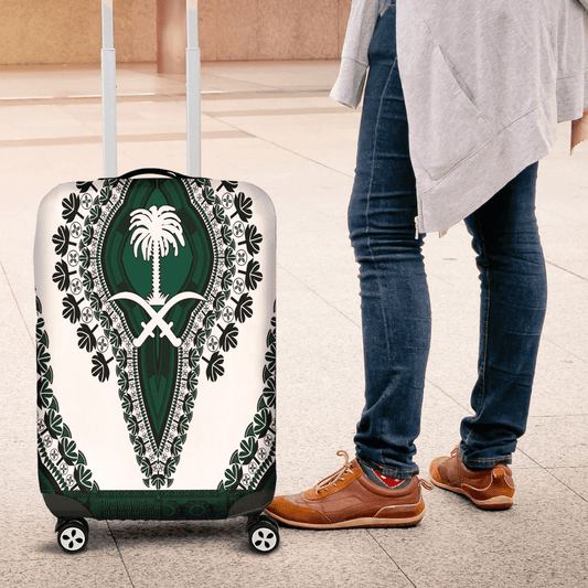 Africa Luggage Cover Cape Verde Special Version Luggage Cover Vintage African Dashiki
