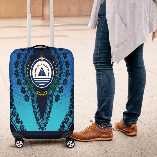 Africa Luggage Cover Cape Verde Special Version Luggage Cover Vintage African Dashiki
