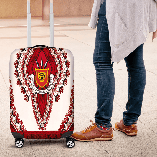 Africa Luggage Cover Cameroon Luggage Cover Vintage African Dashiki