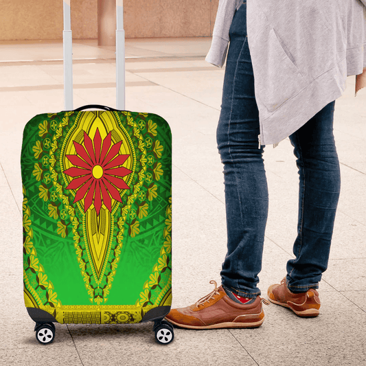 Africa Luggage Cover Mpumalanga Region of South Africa Luggage Cover Vintage African Dashiki