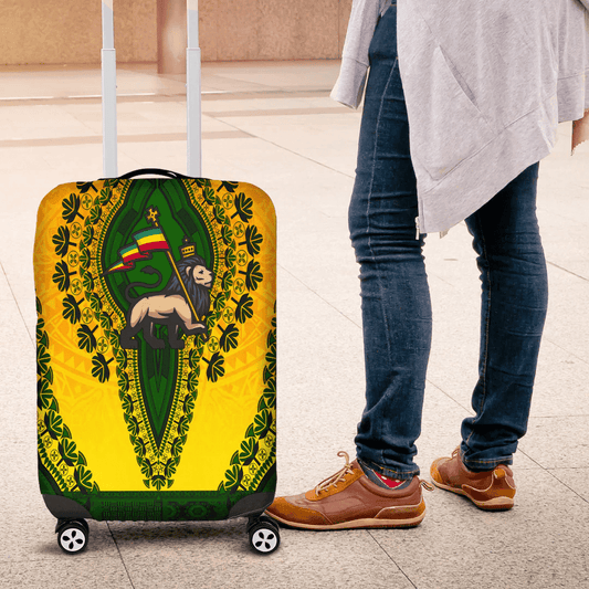 Africa Luggage Cover Oromia Luggage Cover Vintage African Dashiki