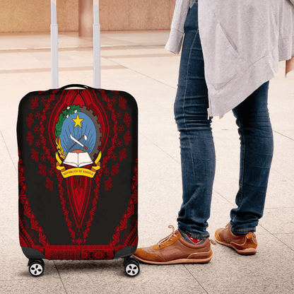 Africa Luggage Cover Lesotho Luggage Cover Vintage African Dashiki