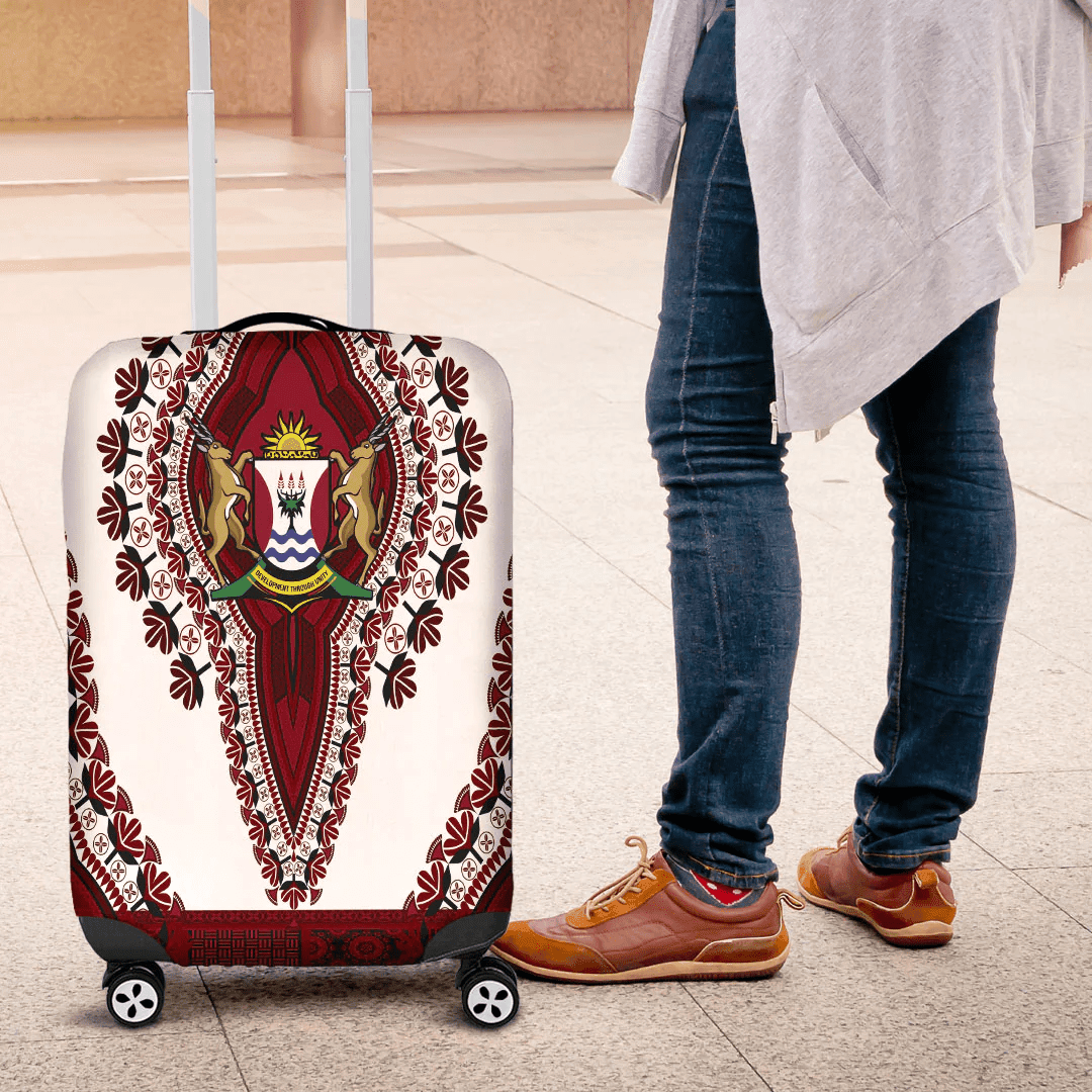 Africa Luggage Cover Estern Cape Region of South Africa Luggage Cover Vintage African Dashiki