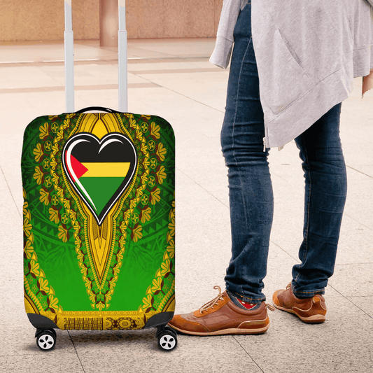 Africa Luggage Cover Eritrea Luggage Cover Vintage African Dashiki