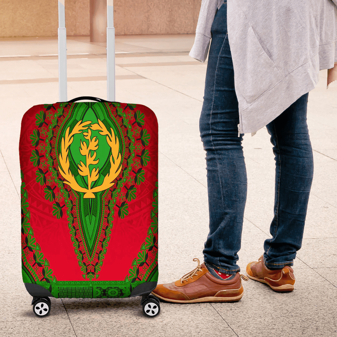 Africa Luggage Cover Afar Ethiopia National Regional State Luggage Cover Vintage African Dashiki