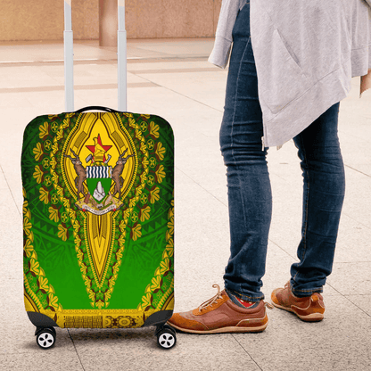 Africa Luggage Cover Algeria Luggage Cover Vintage African Dashiki