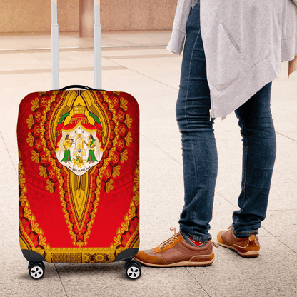 Africa Luggage Cover Chad Luggage Cover Vintage African Dashiki