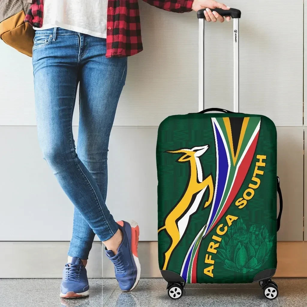 Luggage Cover South Africa Luggage Covers Springboks Rugby Be Unique Green
