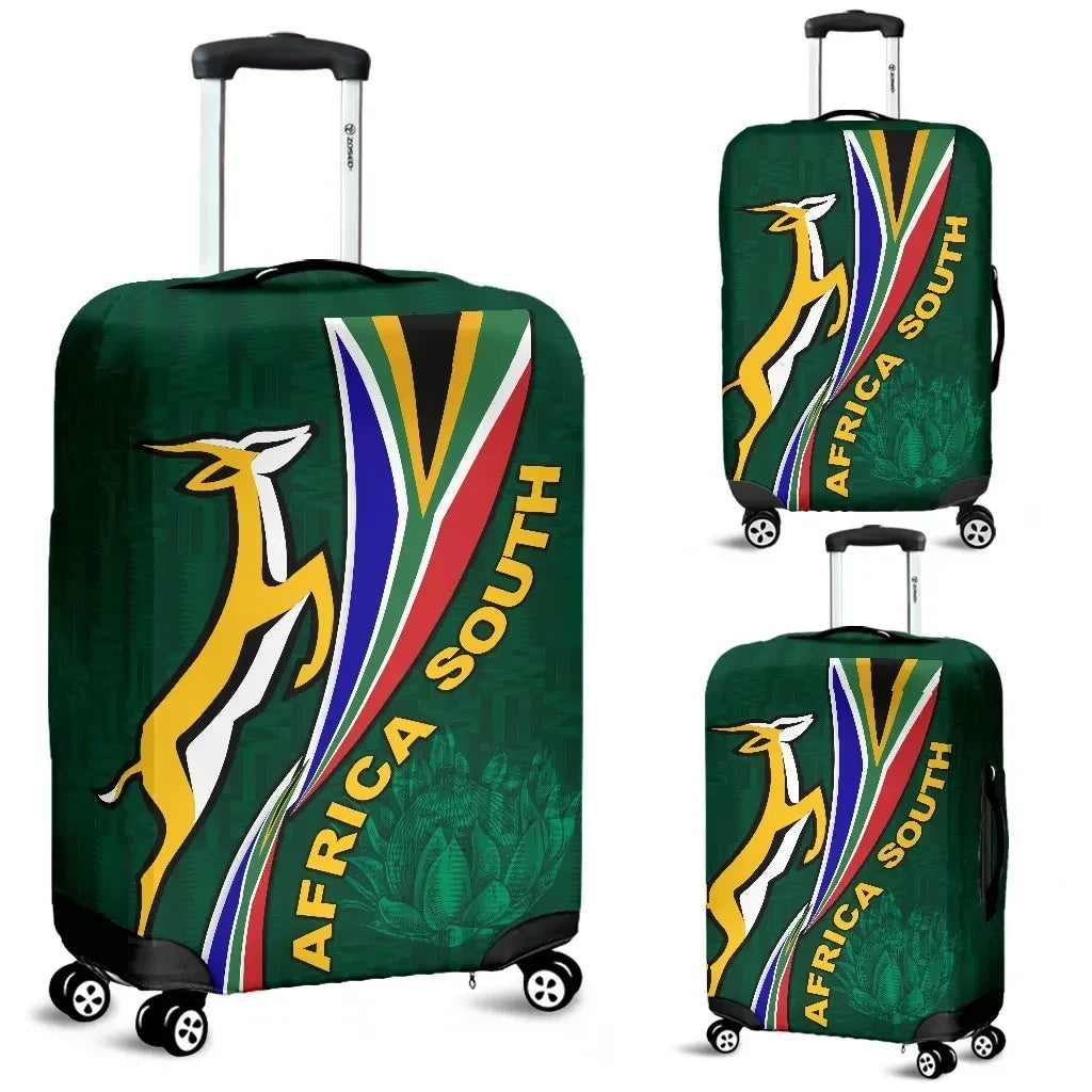 Luggage Cover South Africa Luggage Covers Springboks Rugby Be Unique Green