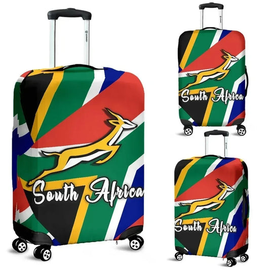 Luggage Cover South Africa Springbok Luggage Covers Flag Patch Up Version